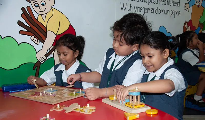 Pre primary school in Kolkata with engaging classroom and activity-based learning