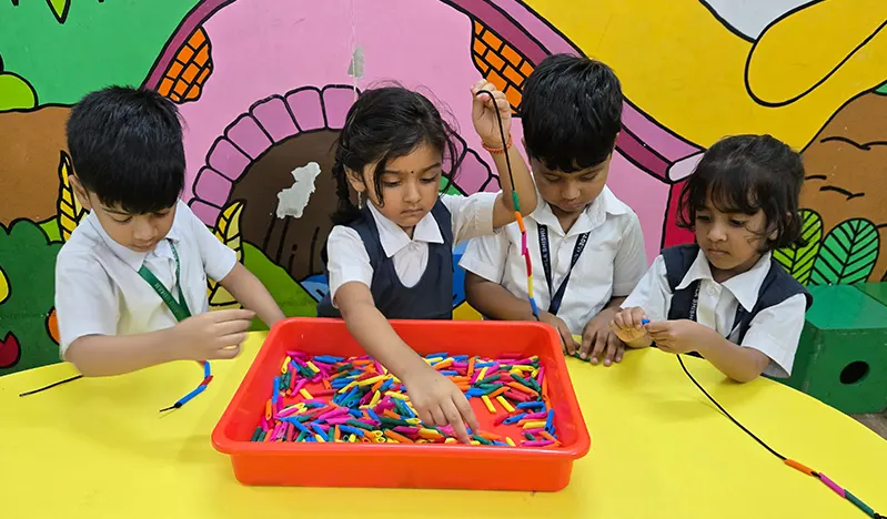 Best Pre School in Kolkata with interactive classroom learning for pre-primary students